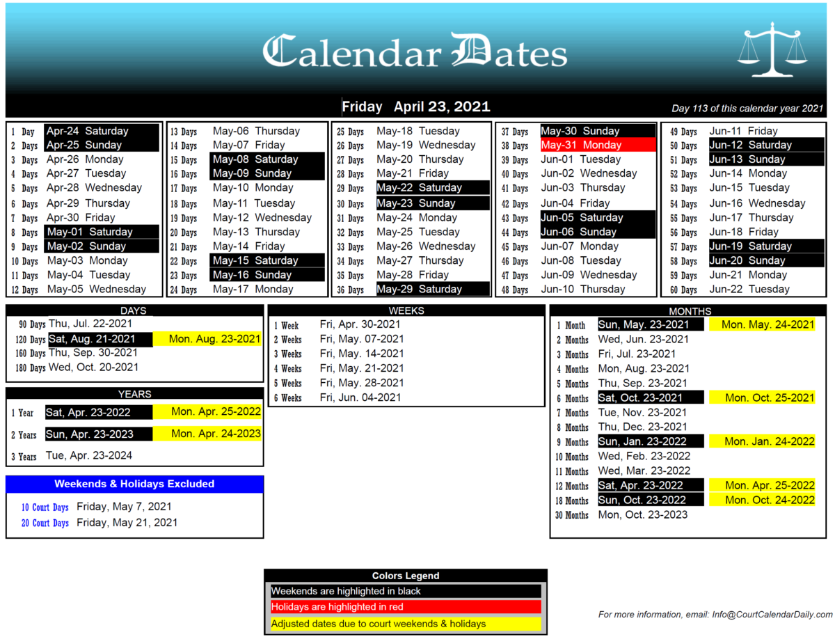 Pinal County Court Calendar Printable Template Calendar